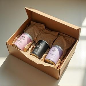 Boxed set of ready to drink coffee cans