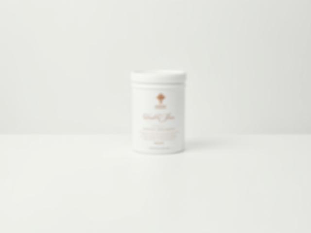 Canister of Earth & Bean Focus Blend with minimalist branding
